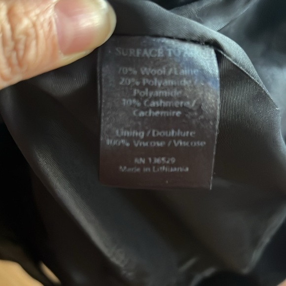 Surface to Air black wool coat - Picture 5 of 7